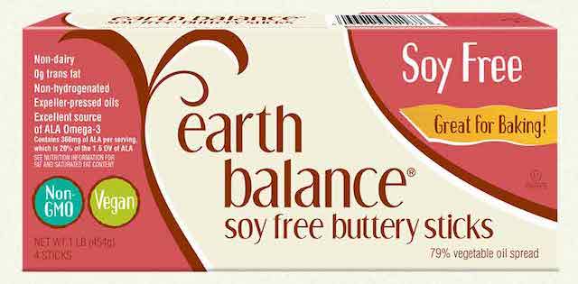 Earth Balance butter sticks are a great butter alternative.