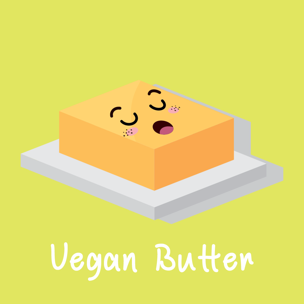 Scared to give up butter? No worries! There are hundreds of ways to substitute butter in your recipes. You can simply buy a vegan butter stick or use an assortment of substitutes.