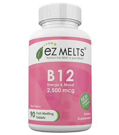 EzMelts Cherry-Flavor B12 Supplements (Meltable)