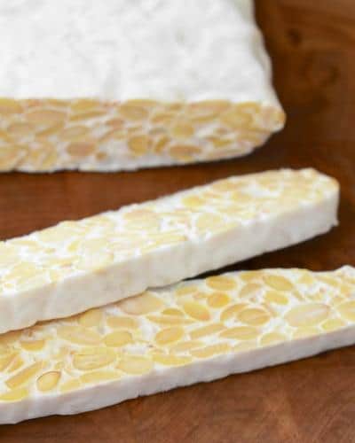 Fresh tempeh that is perfectly safe to use